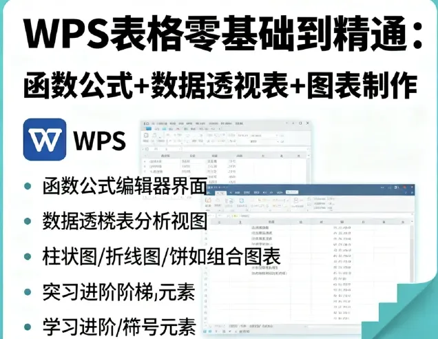 如何用 WPS Office 制作表格？零基础入门到精通全指南